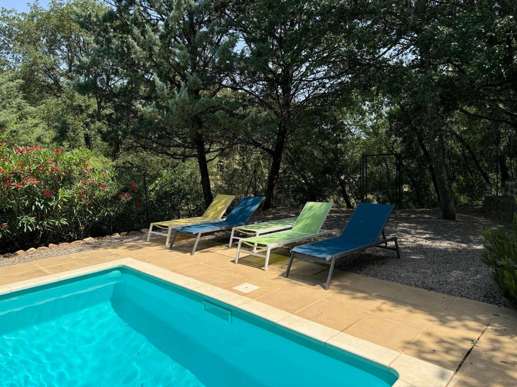 Maison Avec Piscine Chauffee Entre Mer Et Montagne Montauriol  Exteriör bild